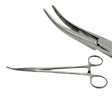 Weck 75-120 Schnidt Tonsil Forceps 7" Curved Serrated Stainless Steel Surgical Weck
