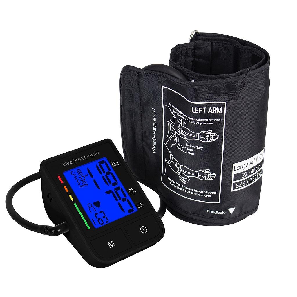 Vive Health DMD1061BLK Compact Blood Pressure Monitor