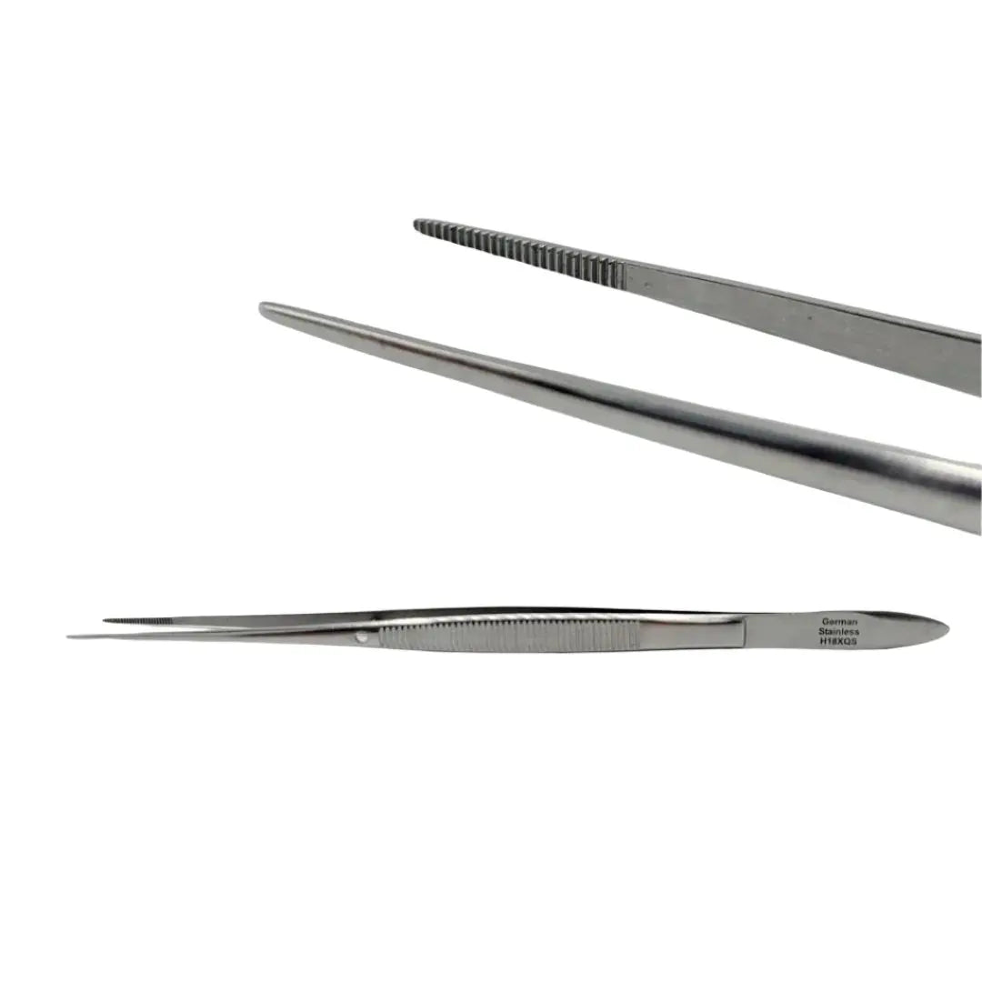 V. Mueller Nl1481 Cushing Dressing Forceps Serrated Semi-Sharp Dissecting End V. Mueller