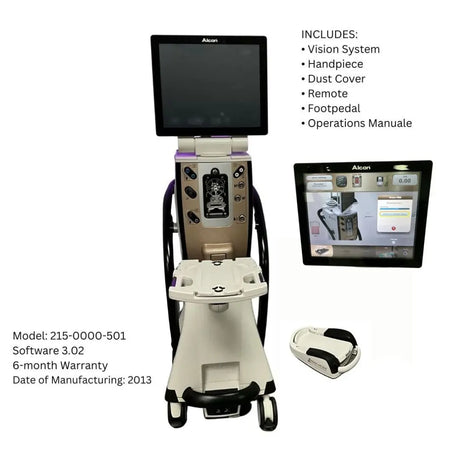 Alcon 215-0000-501 Centurion Vision System w/ OZIL Handpiece, Remote, & Foot Pedal Alcon