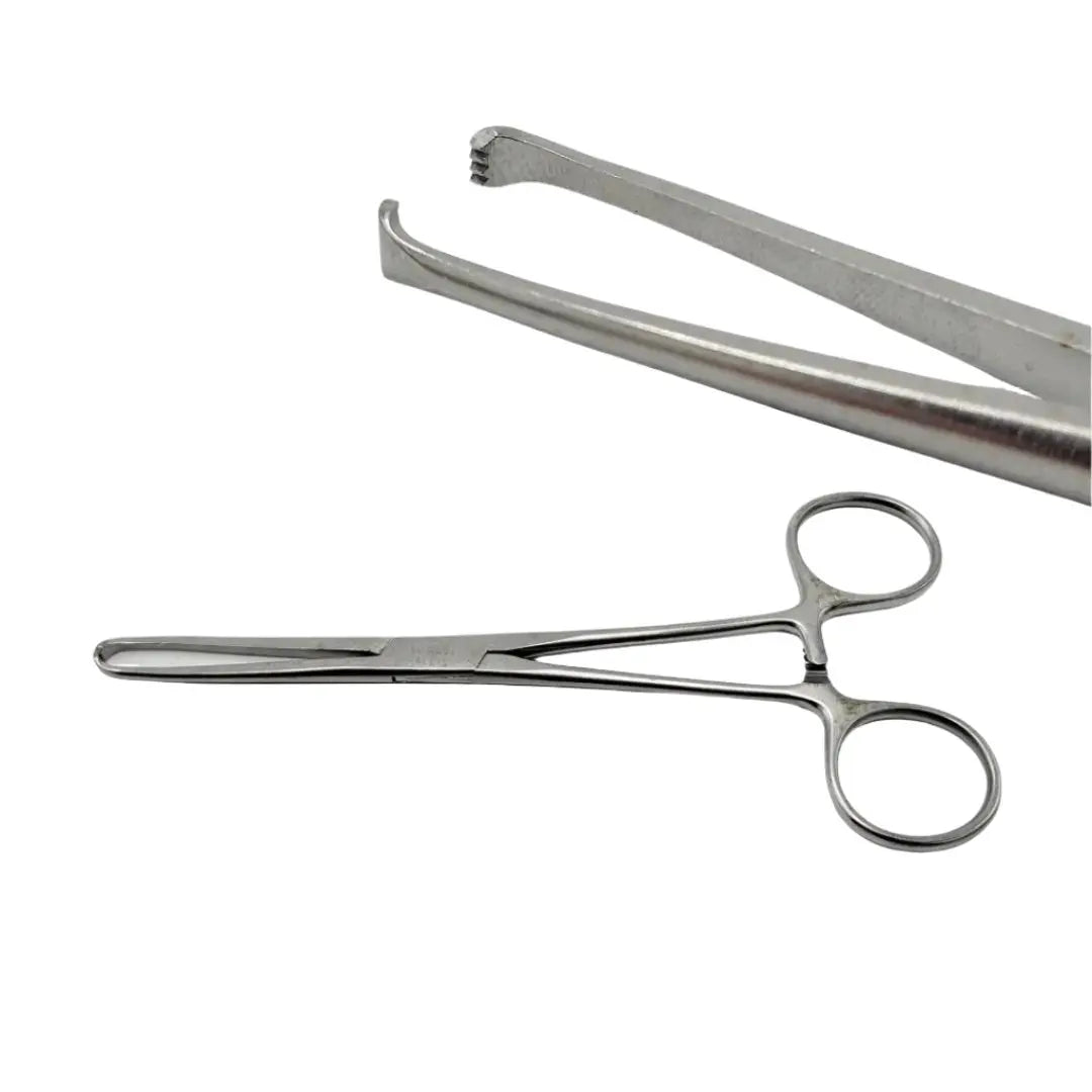 V. Mueller SU4054 Allis Tissue Forceps Standard Pattern 4 X 5 Teeth Overall Length: 6" V. Mueller