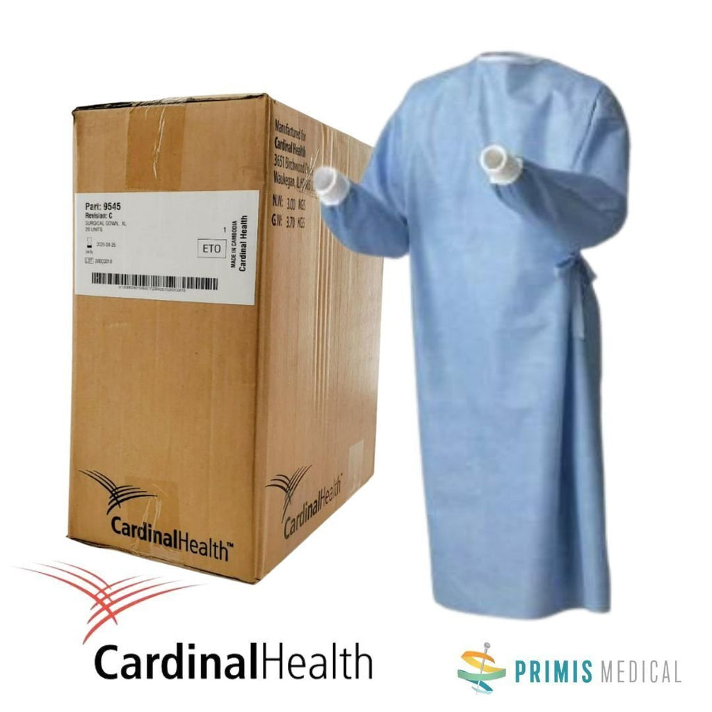 Cardinal Health 9545 Sterile Surgical Gown XL Level 3 Non-Reinforced Box of 20