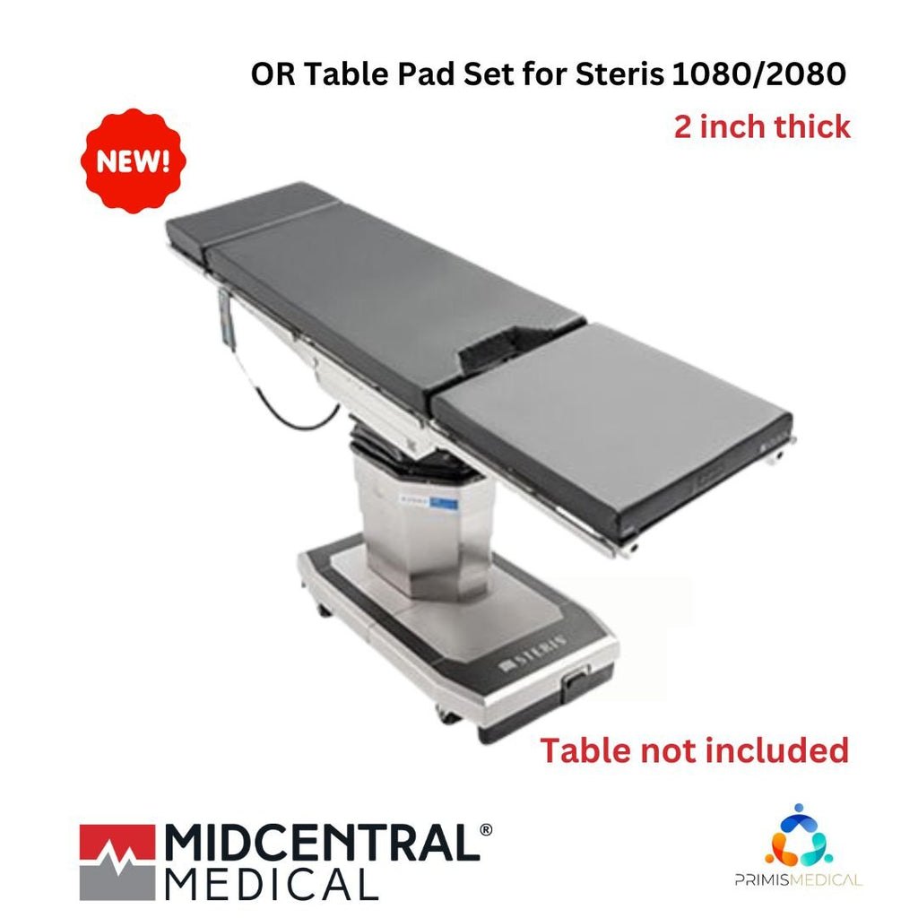 Midcentral Medical OR Table Pad Set for Steris 1080/2080 (Multiple Sizes Available)