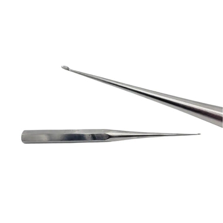 Jarit 240162 Bruns Curette Cup Oval Size 0 Solid Hexagonal Handle Straight 9" Jarit