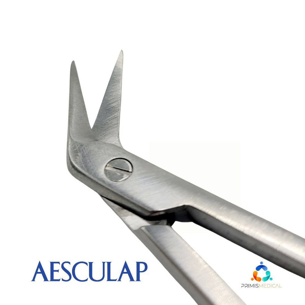 Aesculap BC648R Potts-De Martel Vascular Scissors, 45-Degree, 7-1/4â€