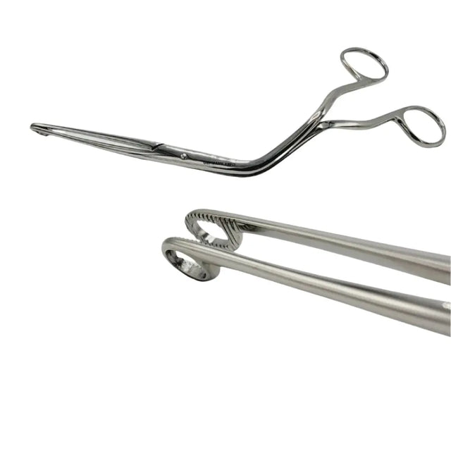 V. Mueller AS11110 Magill Forceps Large Size Serrated Jaws Without Light Attachment V. Mueller