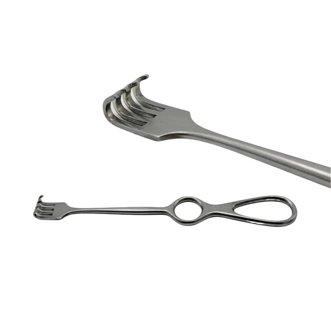 Jarit 200282 Volkman Retractor 4 Prongs 18mm Wide 9mm Deep Blunt 8-1/2" Jarit