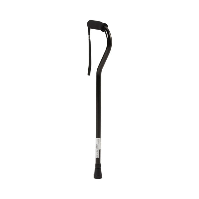 McKesson 1065214 Aluminum Offset Cane, Black, 30 to 39 Inch Height McKesson