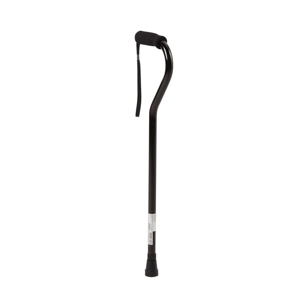 Aluminum Offset Cane, Black, 30 to 39 Inch Height